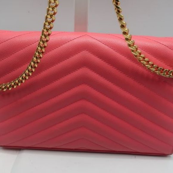 *SOLD*Authentic YSL Hot Pink Quilted Bag - Picture 7 of 8